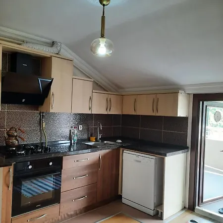 Deniz Manzarali Teras Cati Kati Apartment *